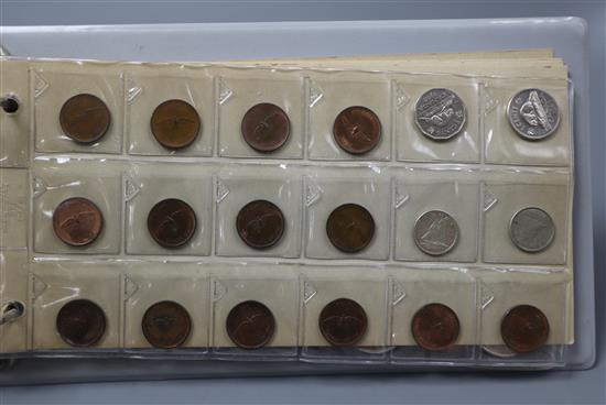 A collection of Victorian and later coinage